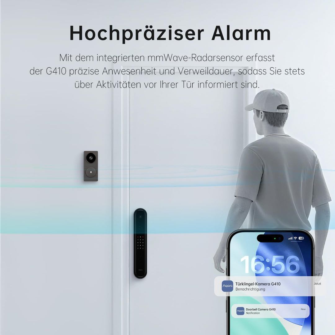 Video-Türklingel mit Kamera 2K, Matter Hub, Zigbee, Gesichtserkennung - Bild 3