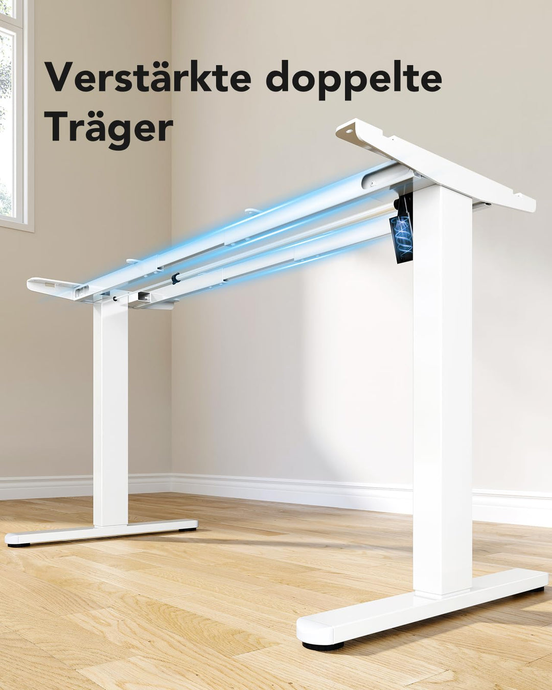 Schreibtisch Gestell höhenverstellbar bürstenloser Motor 72–118 cm - Bild 6