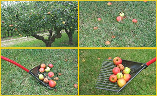 Multifunktions-Gartenrechen 3-in-1 Harke Schaufel Sieb ergonomisch - Bild 7