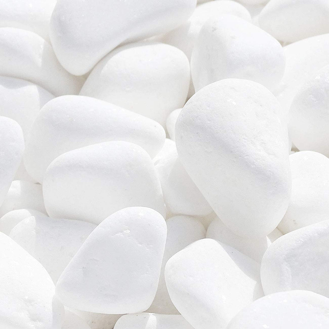 Marmorkies Schneeweiss 25 kg Körnung 15–28 mm für Garten - Bild 3
