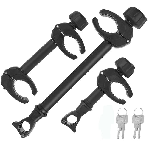 Fahrradrahmenhalter 3er-Set 25/32/45 cm abschliessbar für Heckträger