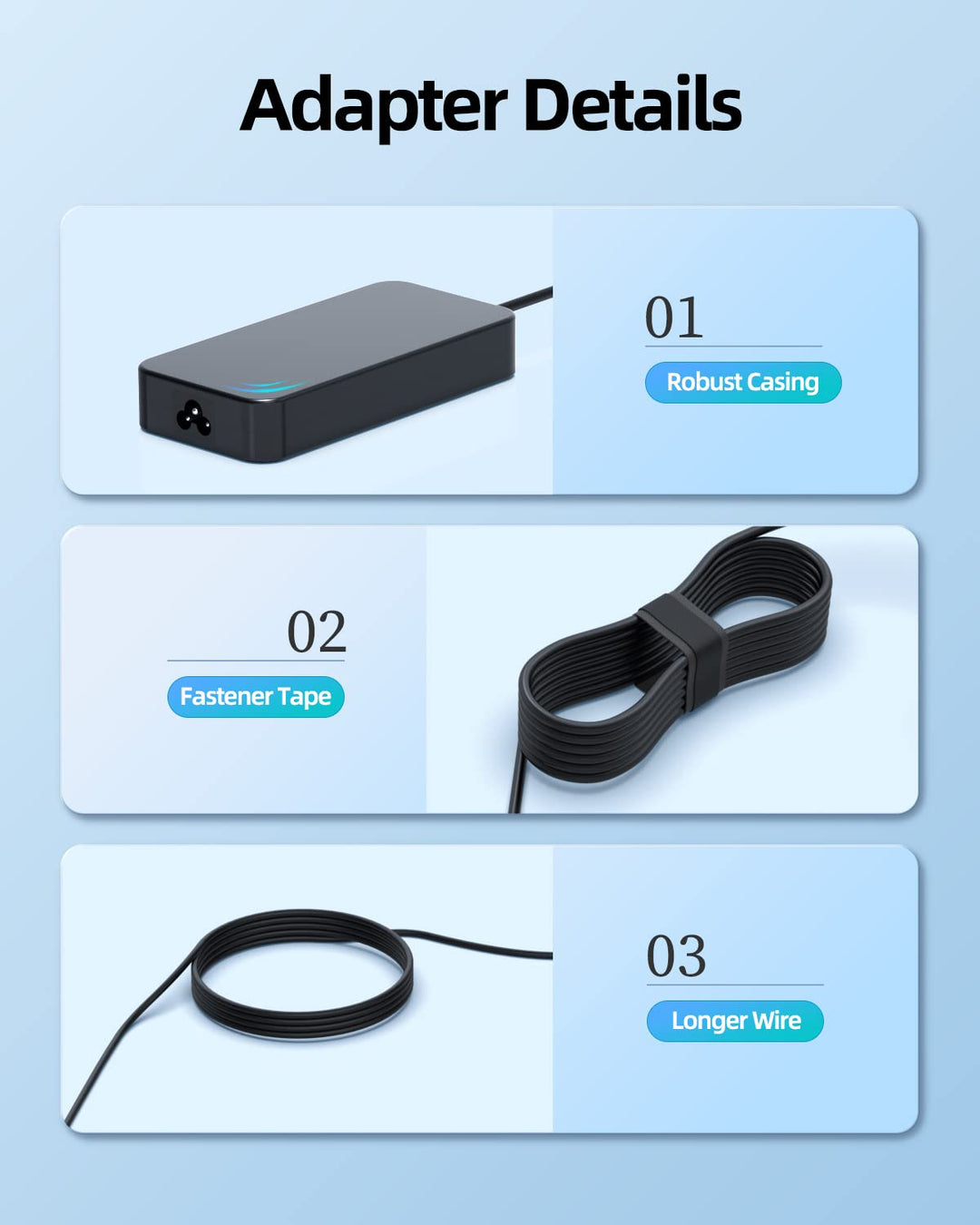 Netzteil 135W für Lenovo Legion Y520 Y530 Y730 Y740 Ladekabel - Bild 6