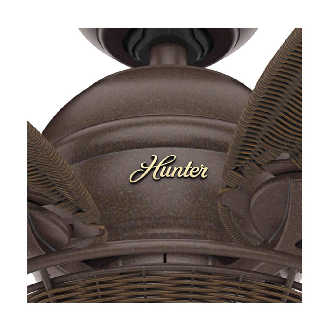 Deckenventilator mit Licht 137 cm Bronze 5 Flügel Zugschalter - Bild 3