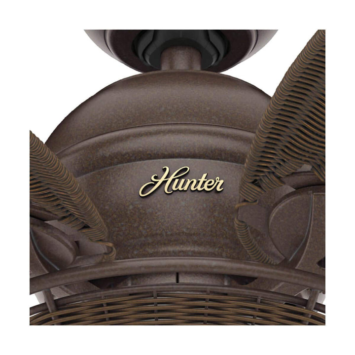Deckenventilator mit Licht 137 cm Bronze 5 Flügel Zugschalter - Bild 3