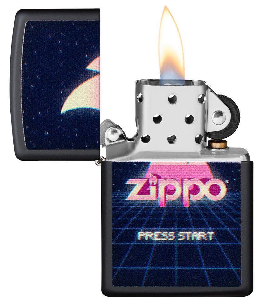 Sturmfeuerzeug Zippo Gaming Design Black Matte nachfüllbar - Bild 3