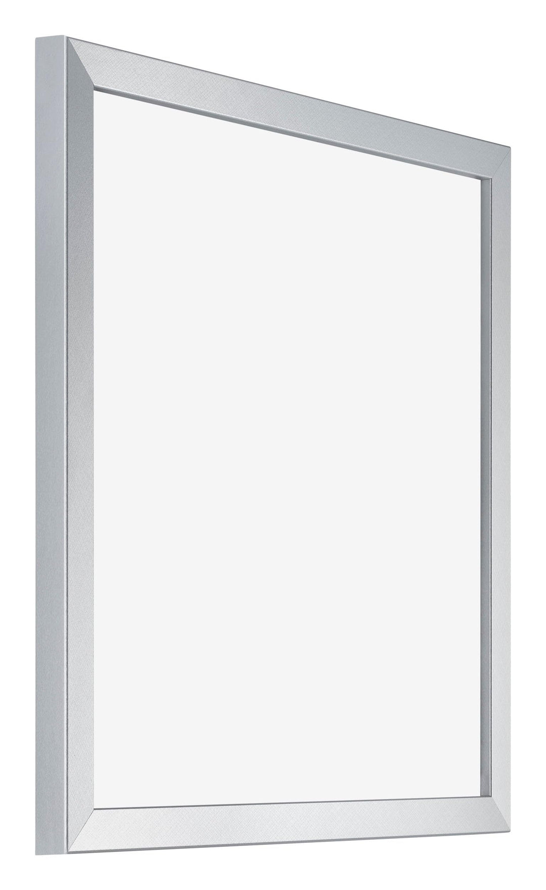 Bilderrahmen 70x70 cm MDF Silberglanz entspiegeltes Kunststoffglas - Bild 2