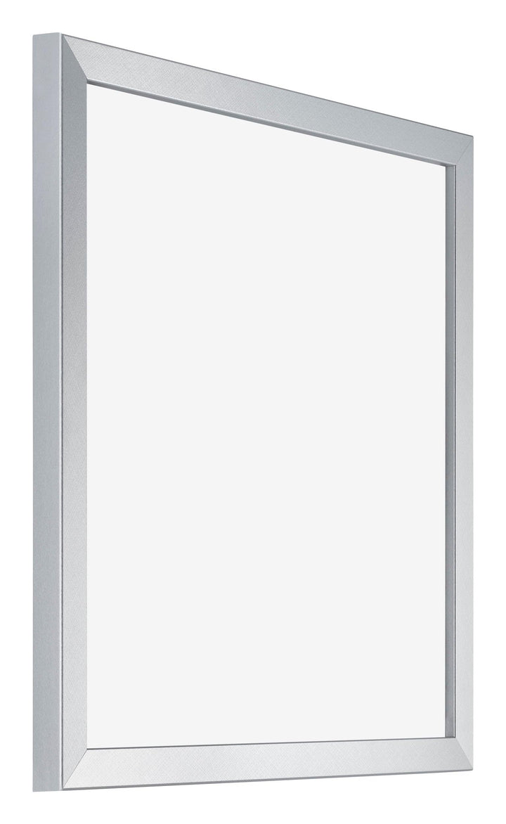 Bilderrahmen 70x70 cm MDF Silberglanz entspiegeltes Kunststoffglas - Bild 2