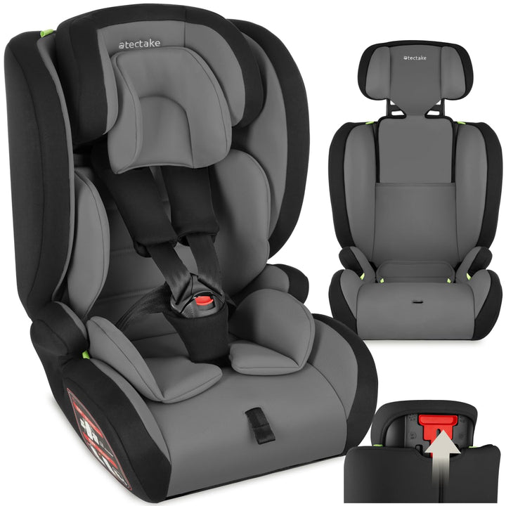Kindersitz i-Size 76-150 cm mit 5-Punkt-Gurt und Seitenaufprallschutz
