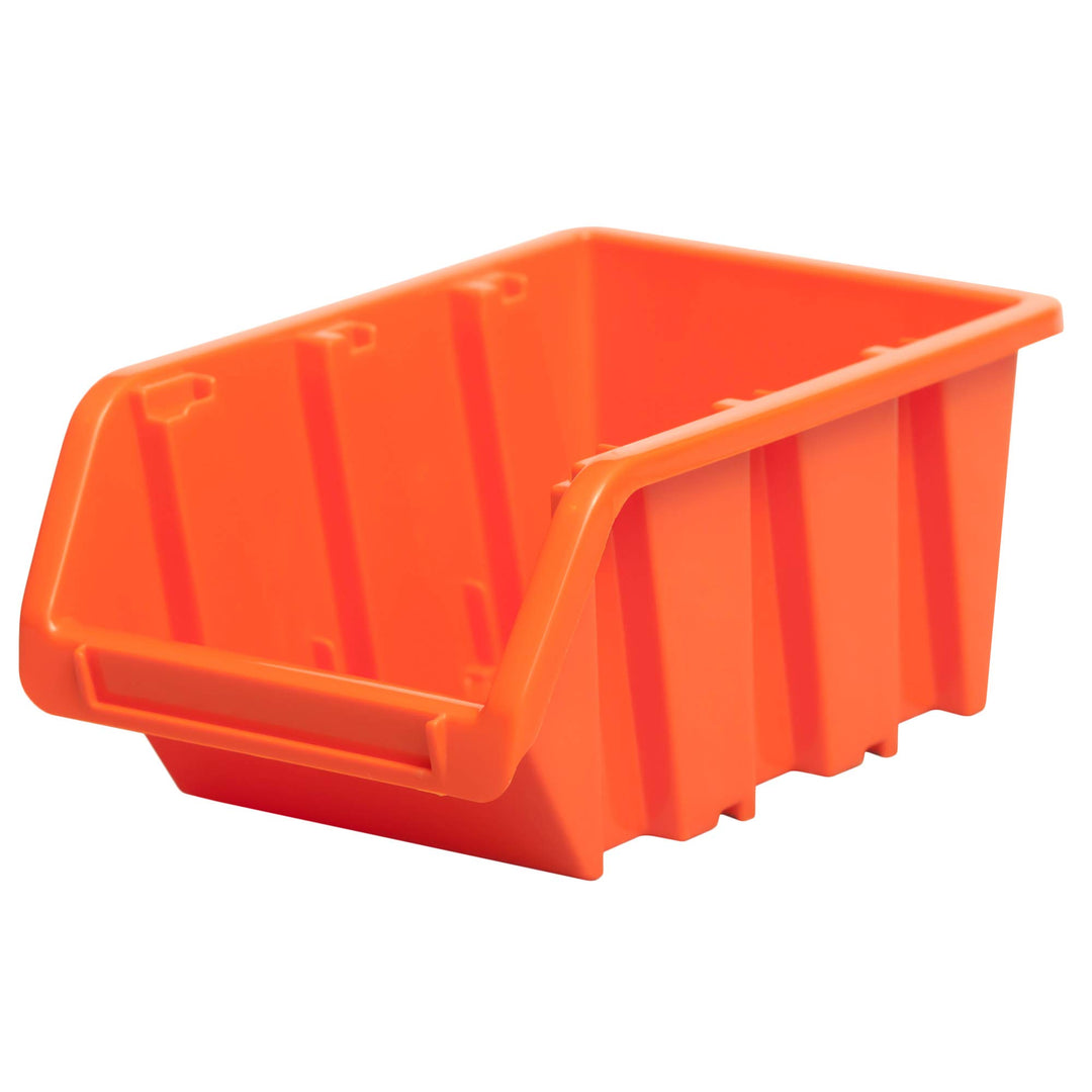 Wandregal-Set mit 90 Stapelboxen Orange POP-Serie Werkstatt - Bild 9