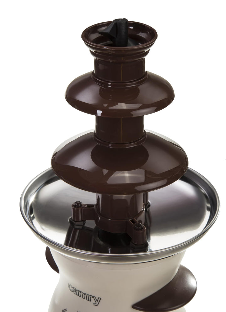 Schokoladenbrunnen elektrisch Weiss für Fondue &amp; Apéro - Bild 5