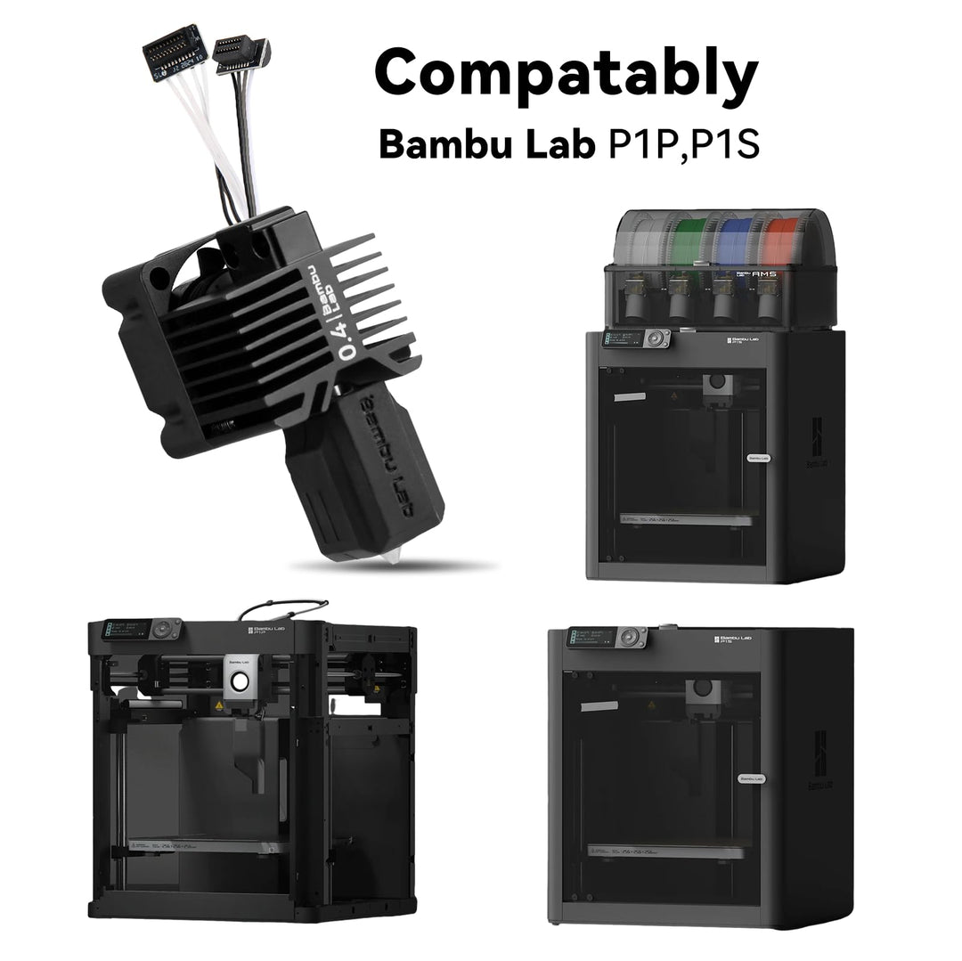 Hotend Kit 0,4mm Hartstahlduese fuer Bambu Lab P1P / P1S - Bild 5