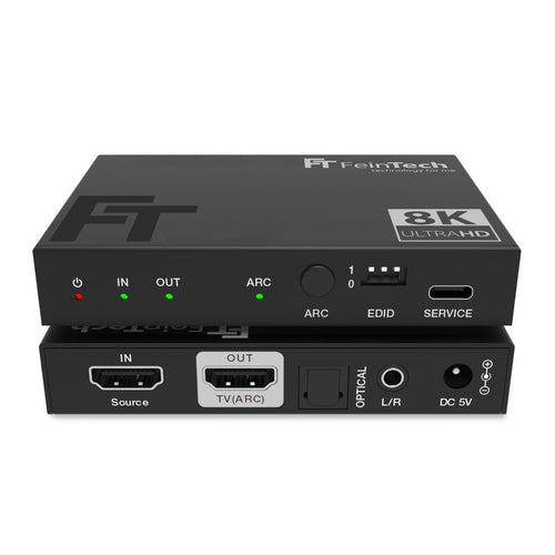HDMI 2.1 Audio Extractor 4K 120Hz 8K VRR mit Toslink und AUX