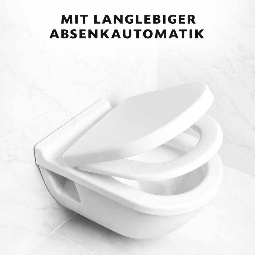 WC Sitz Duroplast mit Softclose für Duravit Starck 2 &amp; 3 - Bild 4