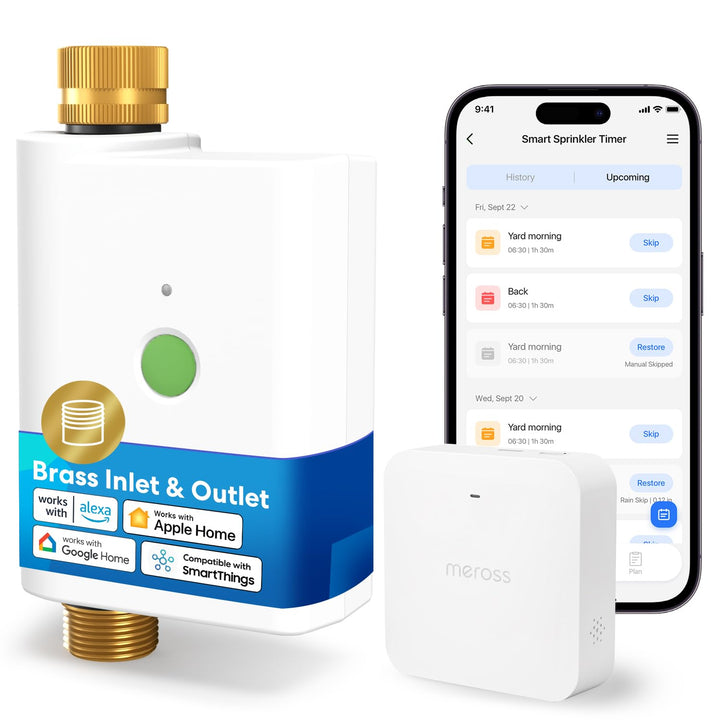 WLAN Bewässerungscomputer mit App-Steuerung Alexa HomeKit 2,4GHz