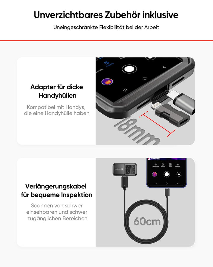 Wärmebildkamera 512x384 SuperIR USB-C für Smartphone &amp; Tablet - Bild 5