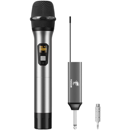 Funkmikrofon UHF Wireless Set 60m Reichweite für Karaoke & DJ