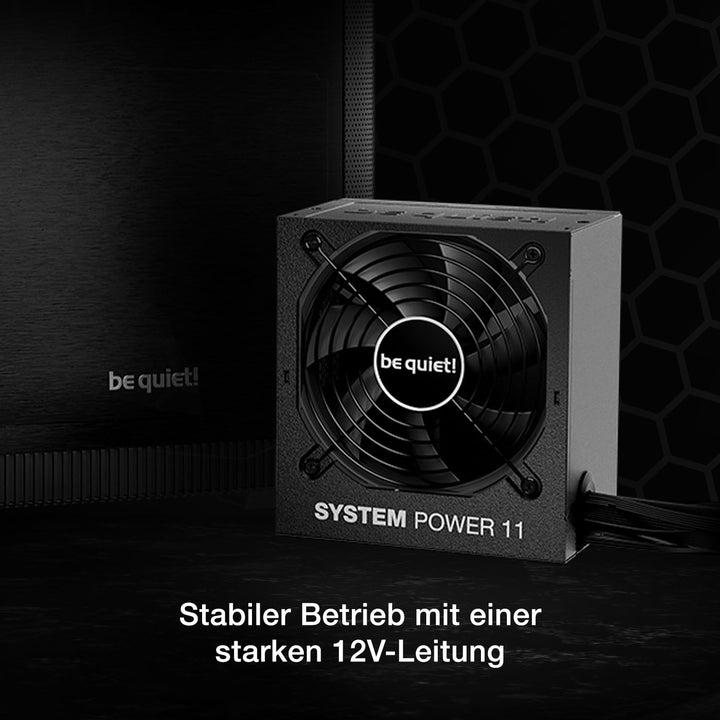 PC Netzteil 650W ATX 3.1 80 Plus Bronze PCIe 5.1 leiser Lüfter - Bild 4