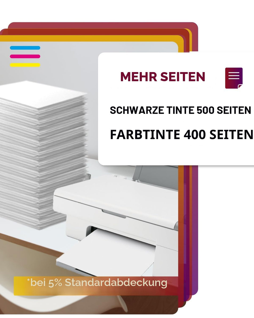 Druckerpatronen PG-545XL CL-546XL kompatibel für Canon Pixma 2er-Set - Bild 3