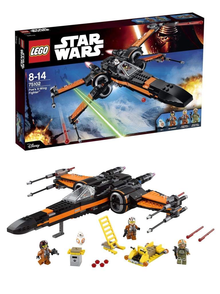 Klemmbausteine X-Wing Fighter mit BB-8 und 3 Minifiguren Star Wars - Bild 8