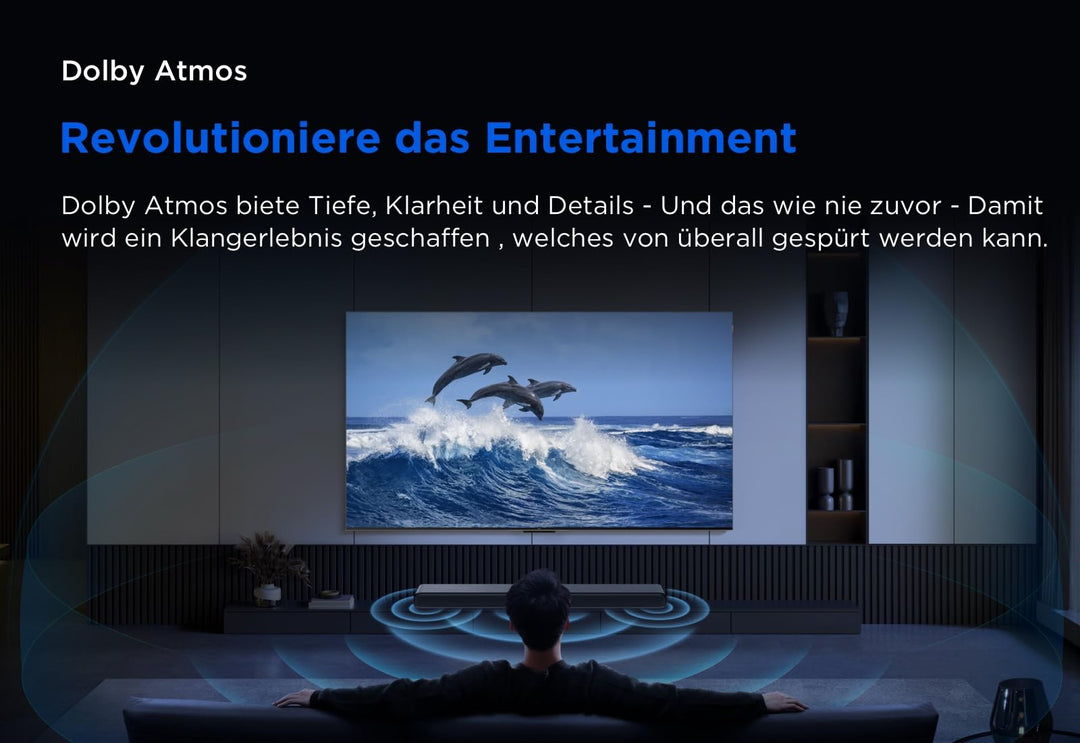 Soundbar 2.0 100W mit Dolby Atmos, DTS Virtual:X &amp; HDMI eARC - Bild 5