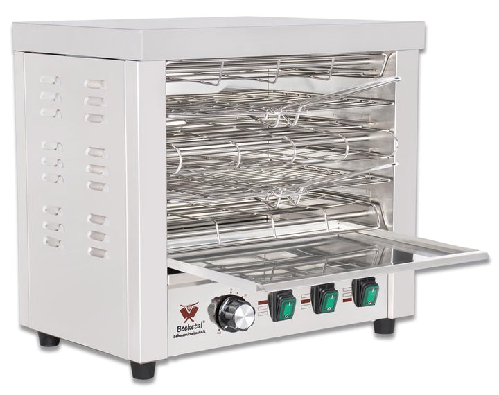 Salamander Grill Edelstahl 2 Fächer 3150 W Überbackgerät Gastro