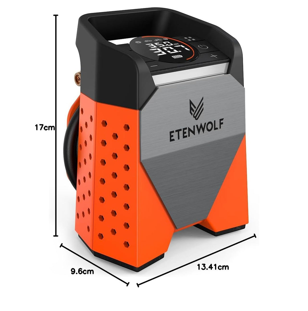 Elektrische Luftpumpe 160 PSI 7800mAh Akku kabellos für Auto &amp; Fahrrad - Bild 7