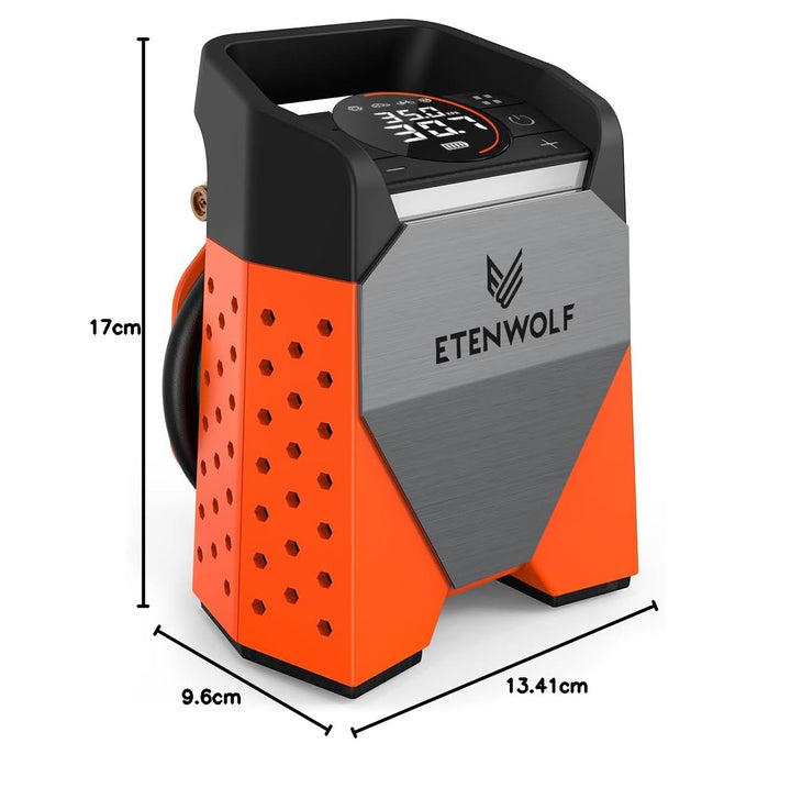 Elektrische Luftpumpe 160 PSI 7800mAh Akku kabellos für Auto &amp; Fahrrad - Bild 7