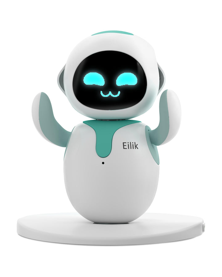 Desktop-Begleitroboter mit Emotionen Multi-Roboter-Interaktion Blau