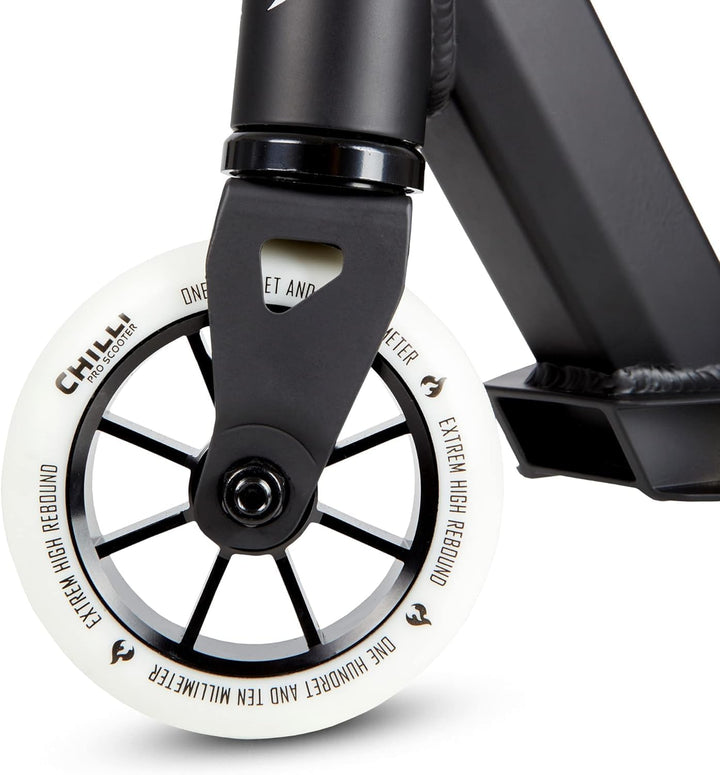 Stunt Scooter Einsteiger Aluminium 110mm Wheels Schwarz-Weiss - Bild 2