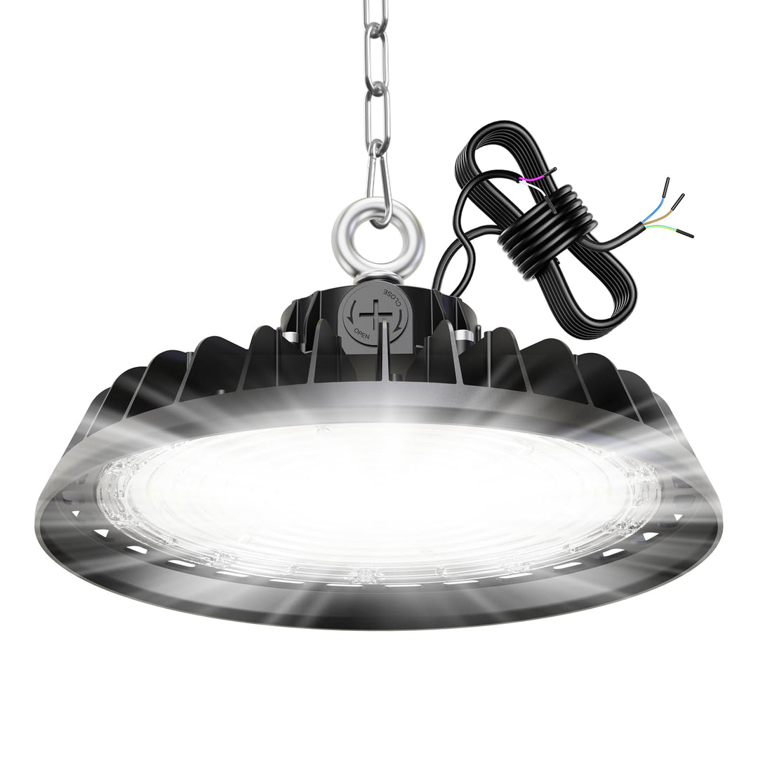 UFO LED Hallenleuchte 150W 25500lm dimmbar 6000K IP65