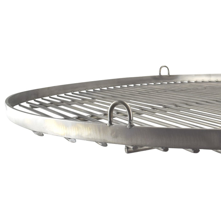 Grillrost rund Edelstahl 90 cm mit 3 Ösen für Schwenkgrill - Bild 3