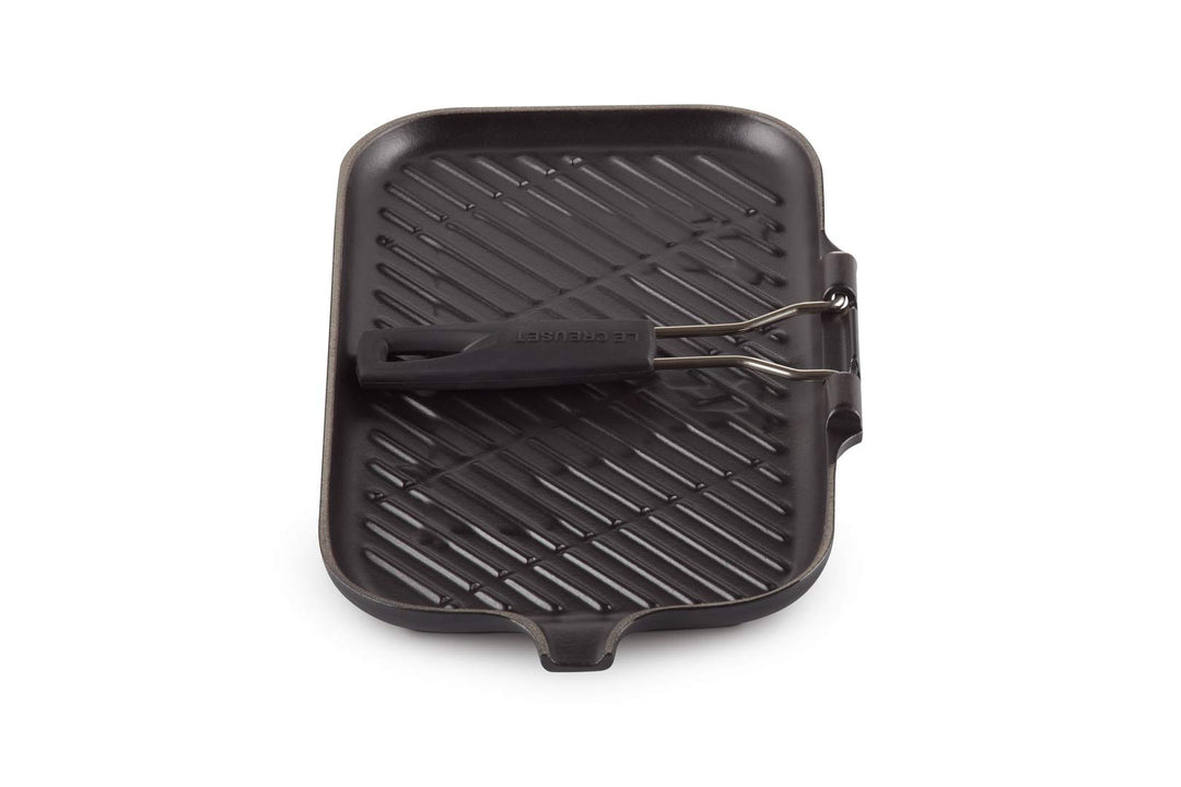 Gusseisen-Grillpfanne rechteckig mit Klappgriff, 59x36 cm - Bild 4