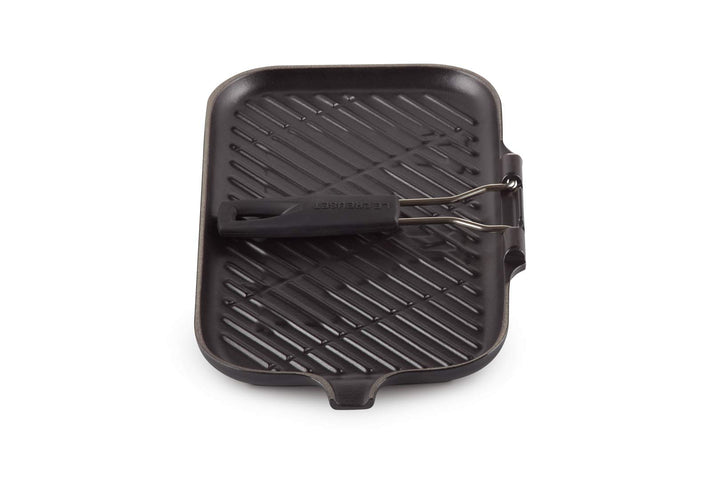 Gusseisen-Grillpfanne rechteckig mit Klappgriff, 59x36 cm - Bild 4
