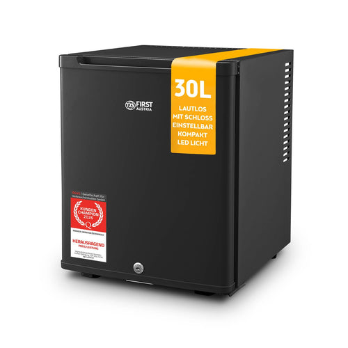 Minikühlschrank 30L lautlos mit Innenbeleuchtung für Büro & Camping