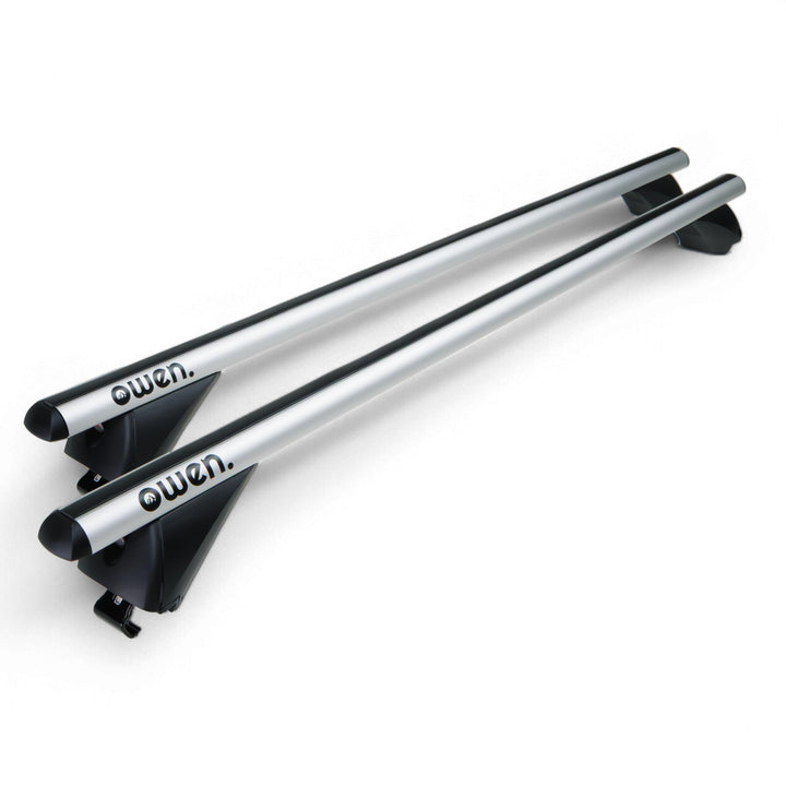 Auto Dachträger geschlossene Reling 120cm Aluminium bis 90kg Silber