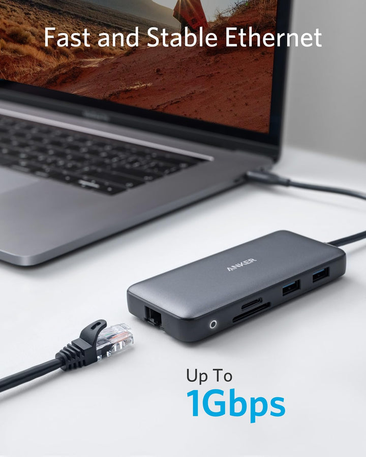 USB-C Hub 8-in-1 Dual 4K HDMI mit Ethernet und 85W PD - Bild 6