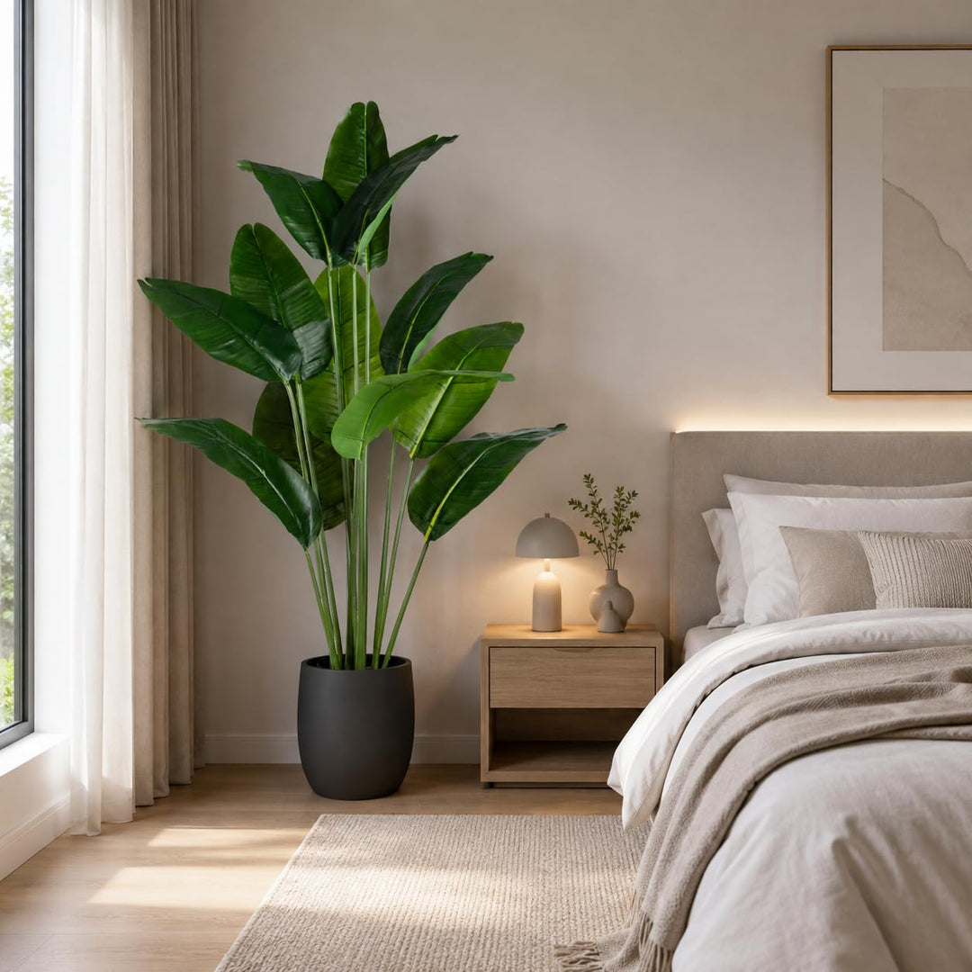 Kunstpflanze Bananenbaum 160 cm naturgetreu für Innenbereich - Bild 3