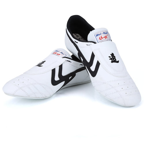 Kampfsportschuhe PU-Leder Gummisohle Taekwondo Boxen Kung Fu