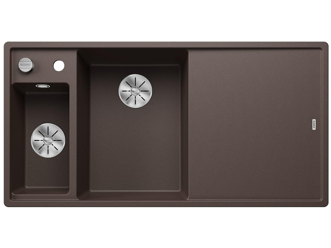 Granitspüle SILGRANIT 100x51 cm Café Becken links mit Schneidbrett