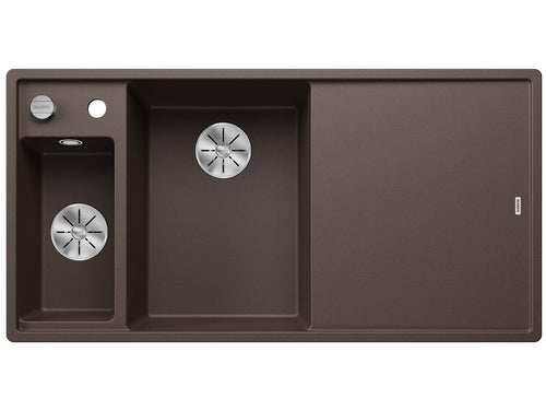 Granitspüle SILGRANIT 100x51 cm Café Becken links mit Schneidbrett