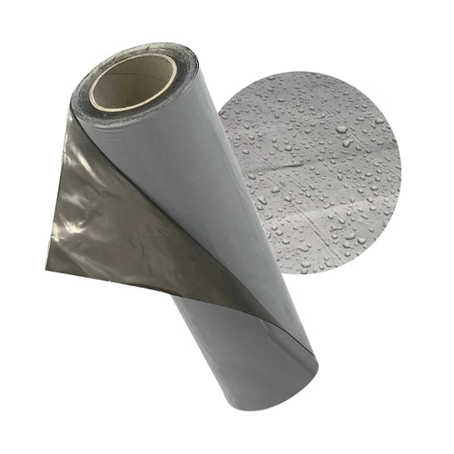 Dachfolie selbstklebend Aluminium 5m² Bitumen silbergrau