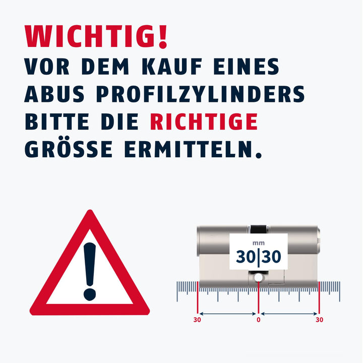 Doppelzylinder 45/45 mm Not- und Gefahrenfunktion 5 Wendeschlüssel - Bild 3