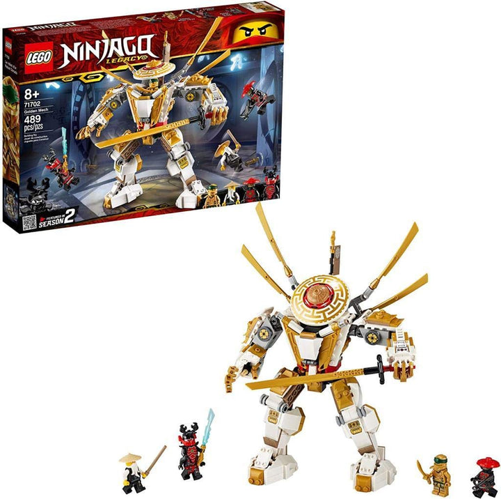 Klemmbausteine Ninjago Goldener Mech 489 Teile ab 8 Jahren