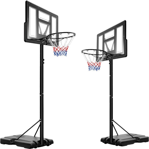 Basketballkorb Outdoor höhenverstellbar 230–305 cm mit Rückwand