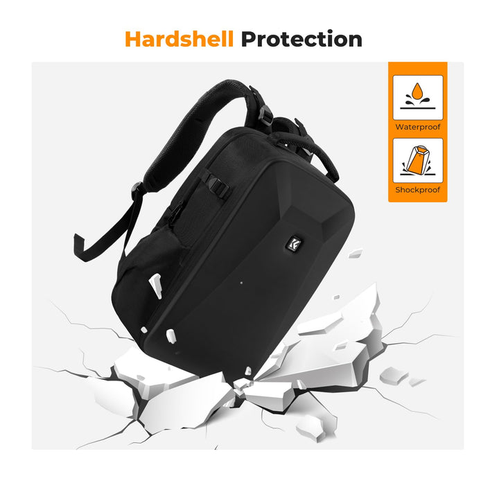 Kamerarucksack Hartschale 22L DSLR Laptop 15,6" Fotorucksack - Bild 5
