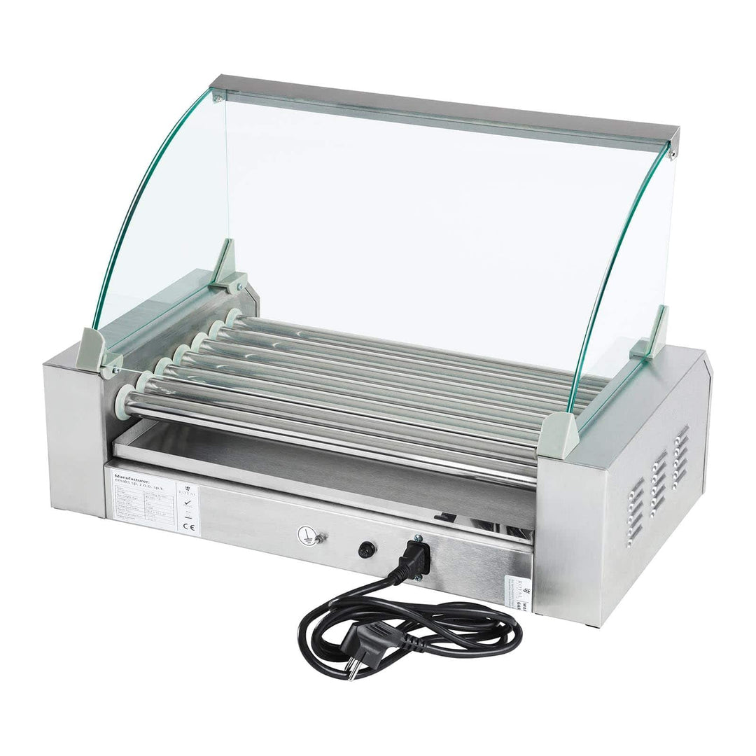 Heisswurst-Grill Profi 7 Rollen 12 Würstchen 1400W Edelstahl - Bild 5