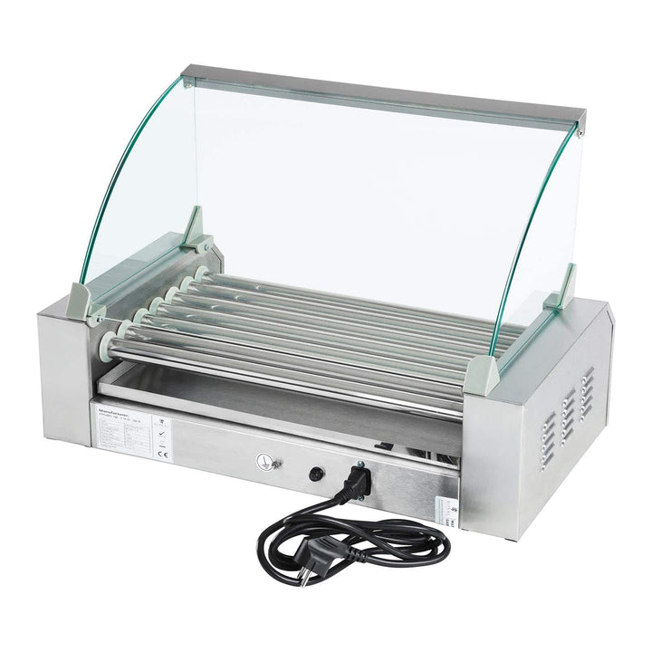 Heisswurst-Grill Profi 7 Rollen 12 Würstchen 1400W Edelstahl - Bild 5