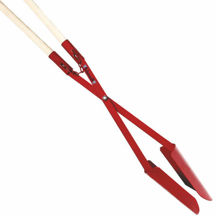 Erdlochschaufel Stahl 15-32 cm Gr.2 für Pfostenlöcher mit 2 Hartholzstielen - Bild 3