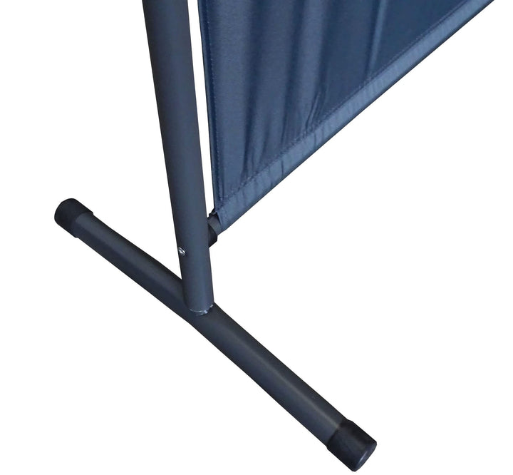Paravent Outdoor Wetterfest 180x183 cm Grau Stahl Sichtschutz - Bild 4