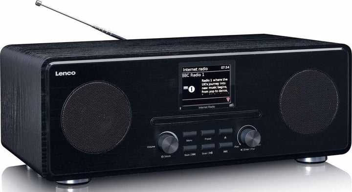 Internetradio DAB+ mit CD-Player, Bluetooth &amp; WLAN, 2x10W, Holzgehäuse - Bild 2